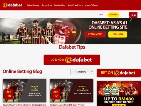 Dafabet Tips website preview