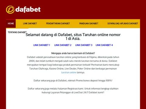 Dafabetid website preview
