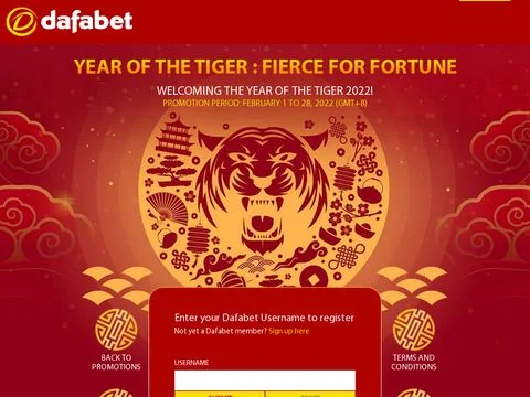 Year Of The Tiger Fierce For Fortune website preview